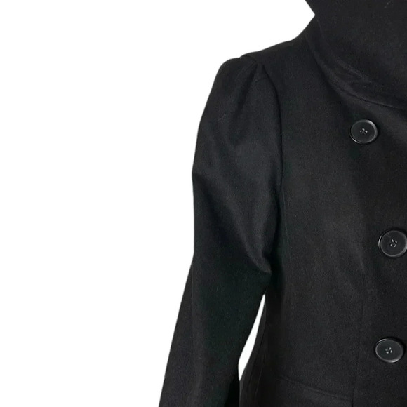 Ann Taylor Black Pea Coat - Picture 5 of 14